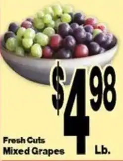 Super Saver Fresh Cuts Mixed Grapes offer