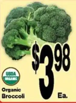 Super Saver Organic Broccoli offer
