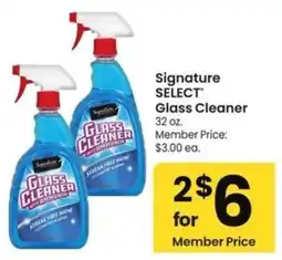 Albertsons Signature Select Glass Cleaner offer