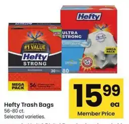 Albertsons Hefty Trash Bags offer