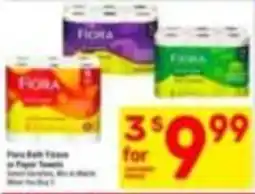 Tom Thumb Flora Bath Tissue or Paper Towels offer