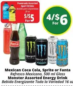 Rancho Markets Monster Assorted Energy Drink offer
