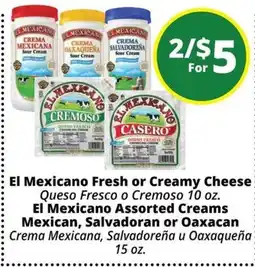 Rancho Markets El Mexicano fresh or creamy cheese offer