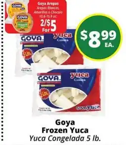 Rancho Markets Goya frozen yuca offer