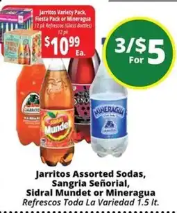Rancho Markets Jarritos assorted sodas offer