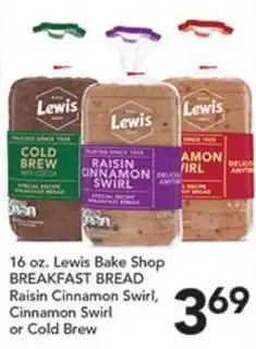 Pete's Fresh Market Lewis Bake Shop Breakfast Bread offer
