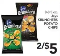Pete's Fresh Market Jays Krunchers potato chips offer