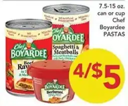 Pete's Fresh Market Chef Boyardee pastas offer