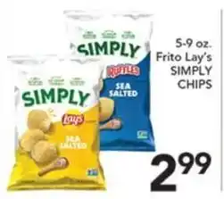 Pete's Fresh Market Frito Lay's Simply Chips offer