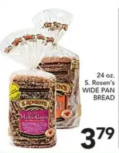 Pete's Fresh Market S. Rosen's wide pan bread offer