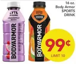 Pete's Fresh Market Body Armor Sports Drink offer