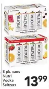 Pete's Fresh Market Nutri Vodka Seltzers offer