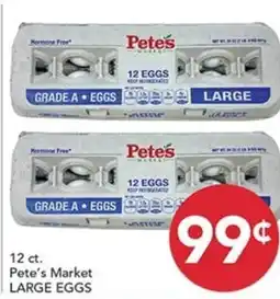 Pete's Fresh Market Pete's Market large eggs offer