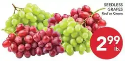 Pete's Fresh Market Seedless Grapes offer