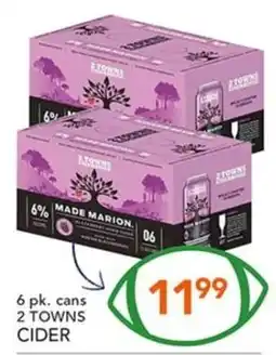 Pete's Fresh Market 2 Towns Cider offer