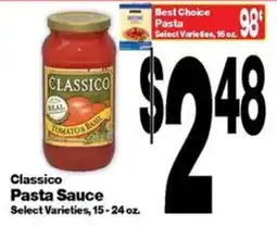 Super Saver Classico Pasta Sauce offer