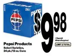 Super Saver Pepsi Products offer
