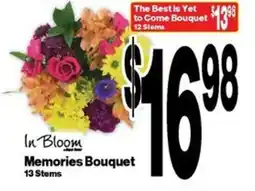 Super Saver In Bloom Memories Bouquet offer