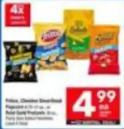 Tom Thumb Fritos, Classic Smartfood Popcorn, or Bold Bold Pretzels offer