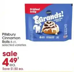 Giant Eagle Pillsbury Cinnamon Rolls offer