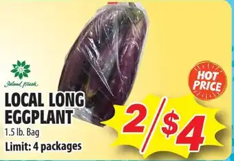 Island Fresh local long eggplant