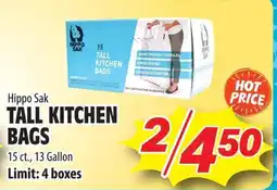 Times Supermarkets Hippo Sak tall kitchen bags offer