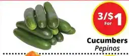 Rancho Markets Cucumbers Pepinos offer