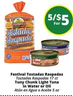 Rancho Markets Festival Tostadas Raspadas offer