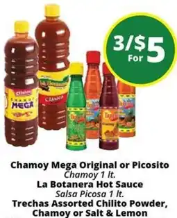Rancho Markets Chamoy Mega Original or Picosito offer
