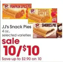 Giant Eagle JJ's Snack Pies offer