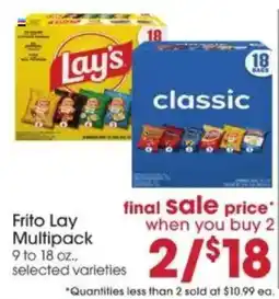 Giant Eagle Frito Lay Multipack offer