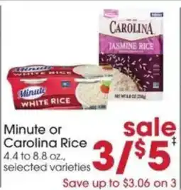 Giant Eagle Minute or Carolina Rice offer