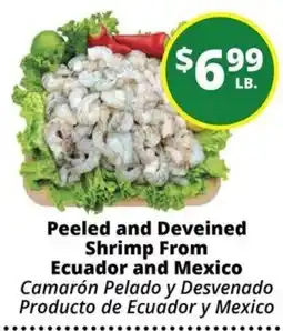 Rancho Markets Peeled and Deveined Shrimp offer