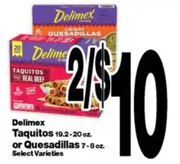 Super Saver Delimex Taquitos or Quesadillas offer