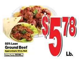 Super Saver 85% Lean Ground Beef offer