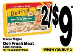 Super Saver Oscar Mayer Deli Fresh Meat offer