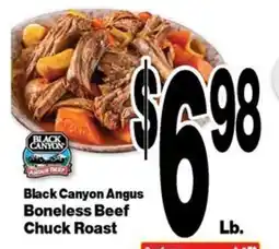 Super Saver Black Canyon Angus Boneless Beef Chuck Roast offer