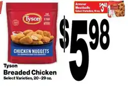 Super Saver Tyson breaded chicken offer