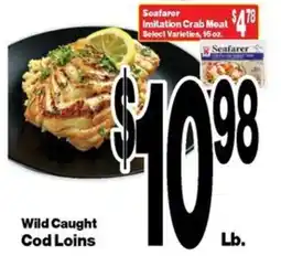 Super Saver Wild Caught Cod Loins offer