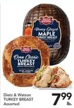 Pete's Fresh Market Dietz & Watson turkey breast assorted offer