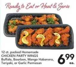 Pete's Fresh Market Homemade chicken party wings offer