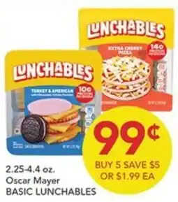 Pete's Fresh Market Oscar Mayer basic lunchables offer