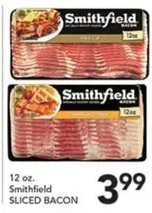 Pete's Fresh Market Smithfield sliced bacon offer