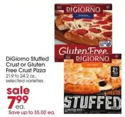 Giant Eagle DiGiorno Stuffed Crust or Gluten Free Crust Pizza offer
