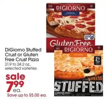 Giant Eagle DiGiorno Stuffed Crust or Gluten Free Crust Pizza offer
