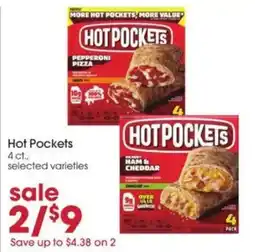 Giant Eagle Hot Pockets offer