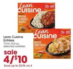 Giant Eagle Lean Cuisine Entrées offer