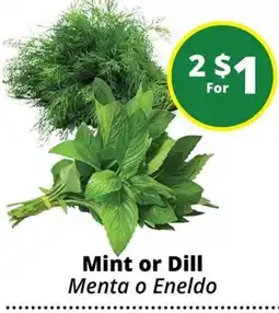 Rancho Markets Mint or Dill offer