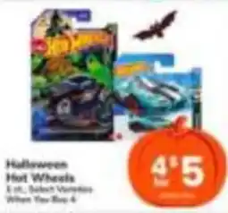 Tom Thumb Halloween Hot Wheels offer