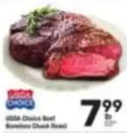 Tom Thumb Super Choice USDA Choice Beef Boneless Chuck Roast offer
